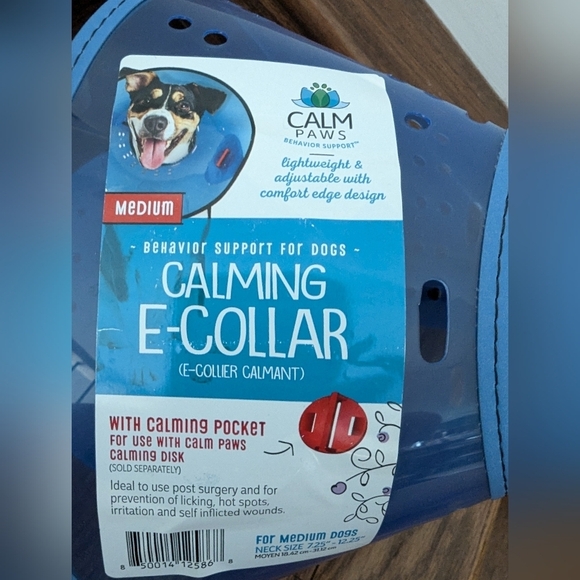 Pet Calm Paws Calming E-Collar For Dogs. New Size Medium - Picture 4 of 7